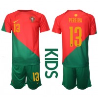 Echipament fotbal Portugalia Danilo Pereira #13 Tricou Acasa Mondial 2022 pentru copii maneca scurta (+ Pantaloni scurti)